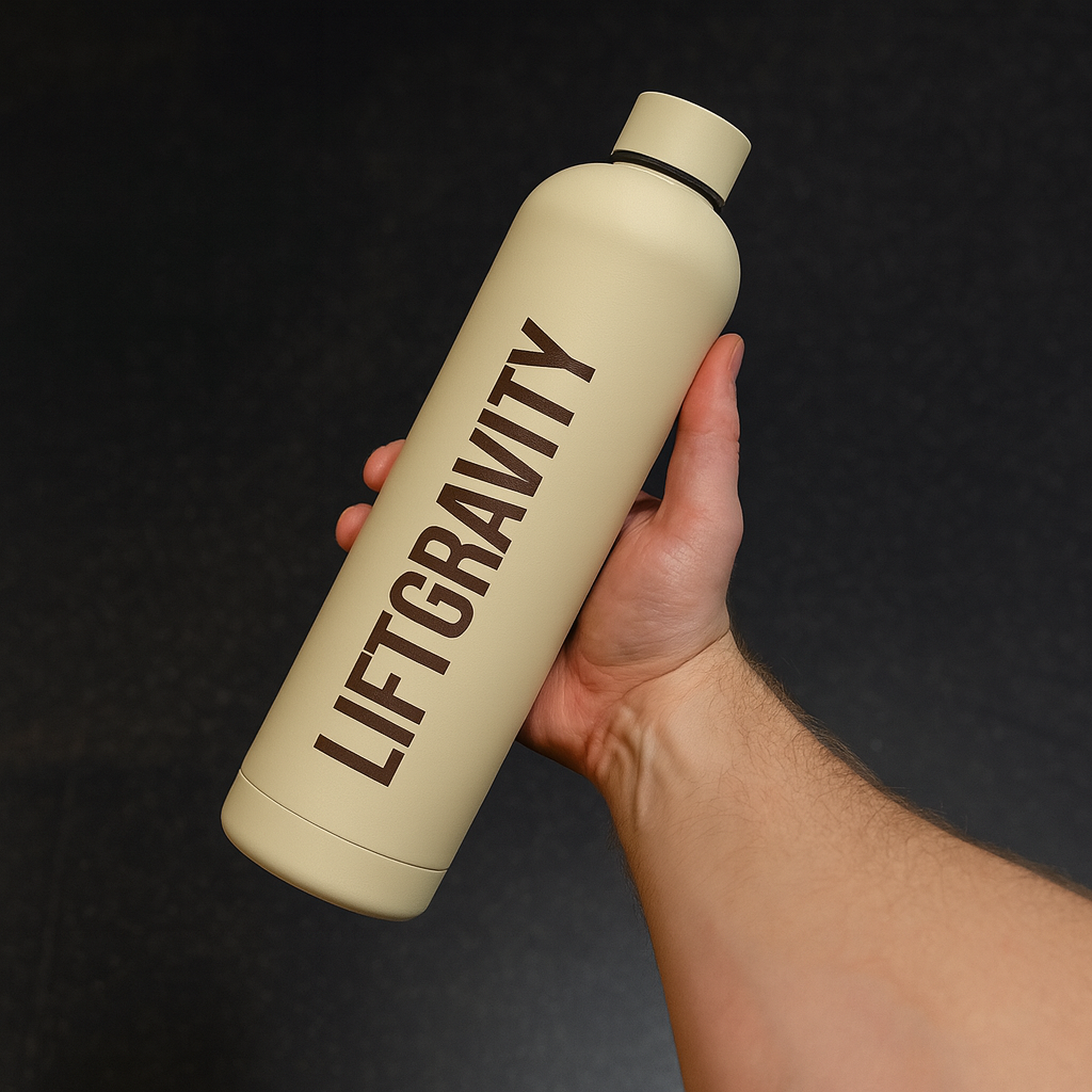 Gourde en inox Beige – Édition Fondateurs