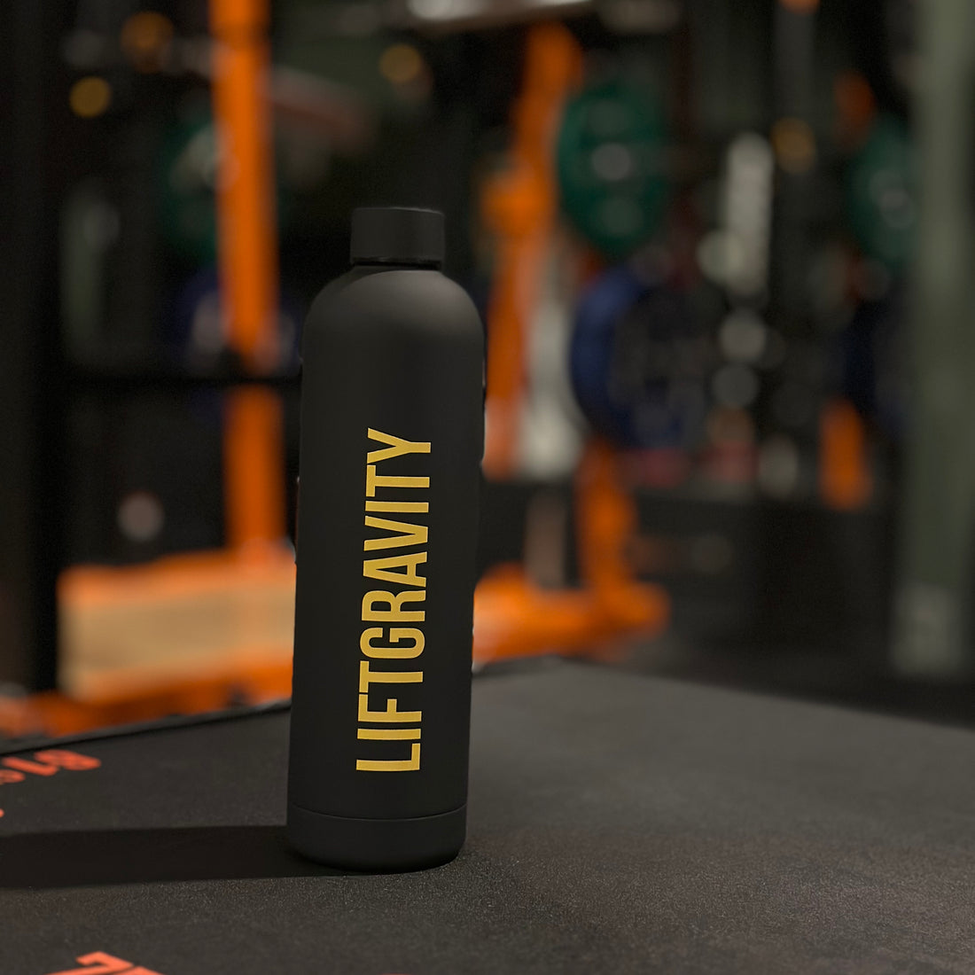 LiftGravity™ Stainless Steel Bottle Black – Édition Fondateurs