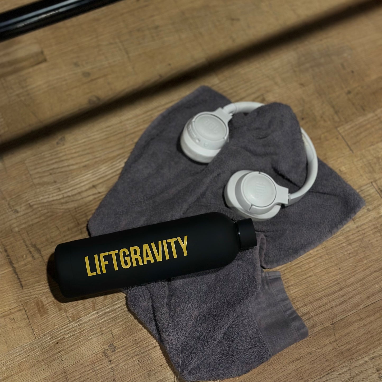 LiftGravity™ Stainless Steel Bottle Black – Founders Edition