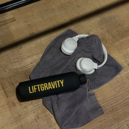 LiftGravity™ Stainless Steel Bottle Black – Founders Edition
