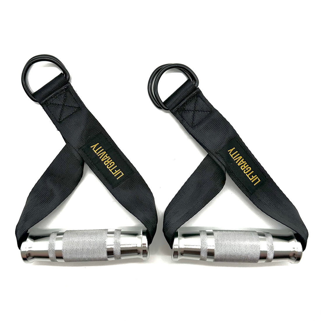 poignees de tirage inox musculation LiftGravity grip antiderapant
