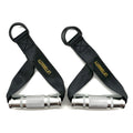 poignees tirage inox pour poulie musculation avec mousquetons LiftGravity